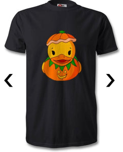 Rubber duck theme Halloween tees