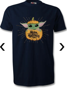 Baby Yoda Halloween t-shirt