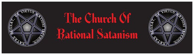 Rational Satanism Bumper Sticker