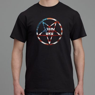 USA Flag CoRS Pentagram T-Shirt