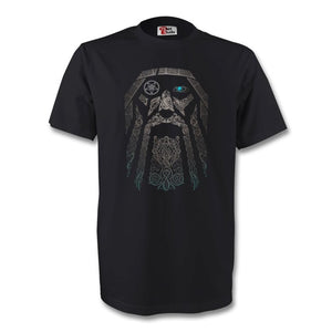 Odin with CoRS Sigil eyepatch black tshirt