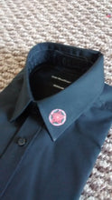 Load image into Gallery viewer, CoRS Black shirt with collar sigil