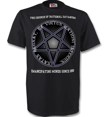 Unisex Large Black Sigil T-Shirt with text