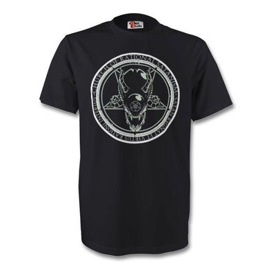 Unisex CoRS Sigil alien design black T-Shirt