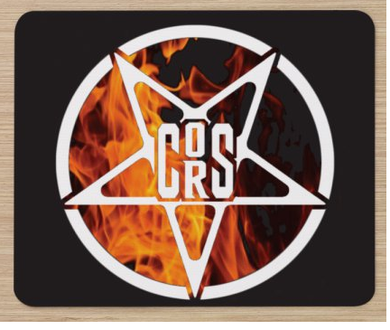 Flame sigil mouse mat