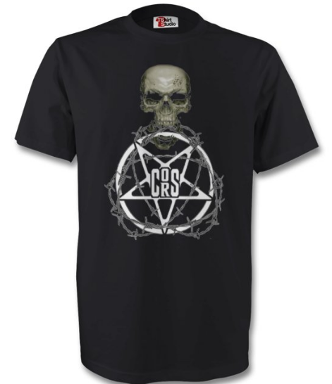 Skull and Barbed wire sigil T-Shirt