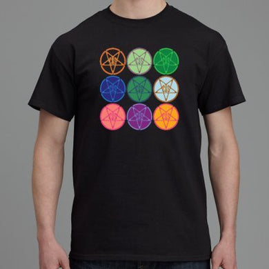 Multi Sigil Retro effect T-Shirt