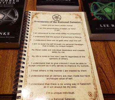 Averments of the Rational Satanist Notebook