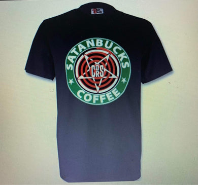 Satanbucks black T-Shirt